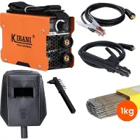 Kibani Lasapparaat MMA160 incl. 1 kg laselektroden - Elektrode Lasapparaat tot 3.2 mm - IGBT-Inverter-Technologie - Compact en Lichtgewicht - Elektrisch Lasapparaat 220V - MMA / Stick