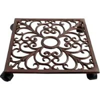 Esschert Design Plantentrolley Esschert's Garden Bruin 28,1 X 28,1 X 6,5 Cm