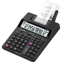 Casio HR 150 RCE Bureaurekenmachine met printer Zwart Aantal displayposities: 12 werkt op batterijen, werkt op het lichtnet (optioneel) (l x b x h) 295 x 165 x