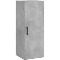 vidaXL Bovenkast 34,5x34x90 cm betongrijs