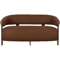 White Label Bank Robyn 2-Seater Brown