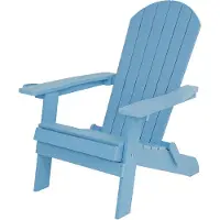 Axi Claire Adirondack Stoel Kunststof opklapbaar Lichtblauw