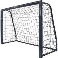 Axi Voetbaldoel Cristiano 180x120cm in Antraciet | Voetbaldoeltje / Voetbalgoal van metaal inclusief grondankers | Voetbal Doel / Goal voor kinderen & volwassenen