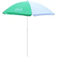 Axi Parasol ?125 cm voor kinderen in groen & wit | Compatibel met picknicktafels, watertafels & zandbakken