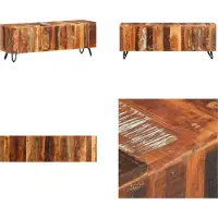 vidaXL Tv-meubel 110x30x40 cm massief gerecycled hout - Tv-kast - Tv-kasten - Tv-meubel - Hifi-meubel