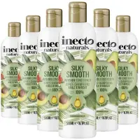 Inecto Naturals Avocado Silky Smooth Conditioner - 6 x 500ml - Voordeelverpakking