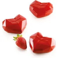 Silikomart Siliconen Mal Amore Origami Geometric Heart Mini
