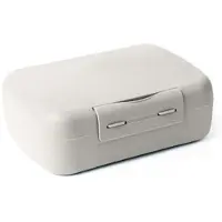 Amuse Brunchbox Oat - 1400 ml - Lunchbox met vakverdeling en Stickers - Praktische Broodtrommel - BPA-vrije Lunchtrommel - Gemaakt in België - 210x150x75mm