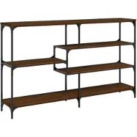 vidaXL Wandtafel 160x32x95 cm bewerkt hout bruin eikenkleur
