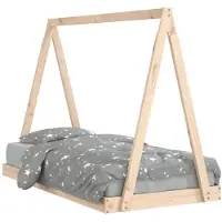 vidaXL Kinderbedframe 80x160 cm massief grenenhout