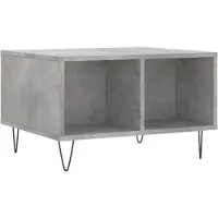 vidaXL Salontafel 60x50x36,5 cm bewerkt hout betongrijs