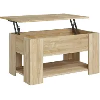 vidaXL Salontafel 79x49x41 cm bewerkt hout sonoma eikenkleurig