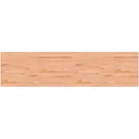 vidaXL Bureaublad 220x55x2,5 cm massief beukenhout