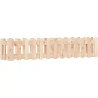 vidaXL Plantenbak verhoogd met hekontwerp 150x30x30 cm grenenhout