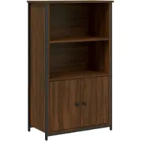 vidaXL Hoge kast 62x32x103,5 cm bewerkt hout bruin eikenkleur