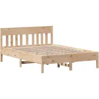 vidaXL Bedframe zonder matras massief grenenhout 140x200 cm