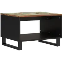 vidaXL Salontafel 60x50x40 cm massief gerecycled hout