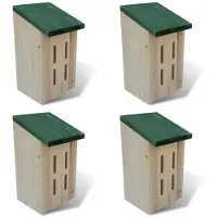 vidaXL Vlinderkast 14 x 15 x 22 cm (set van 4)