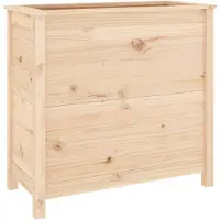 vidaXL Plantenbak 82,5x40x78 cm massief grenenhout