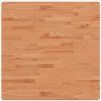 vidaXL Tafelblad vierkant 80x80x2,5 cm massief beukenhout