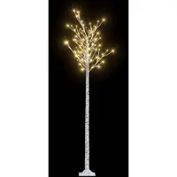 vidaXL Kerstboom wilg met 220 warmwittte LED's binnen en buiten 2,2 m