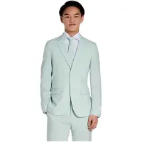Opposuits kostuum Daily petrol/mintgroen Jongens Polyester Reverskraag - maat 170/176