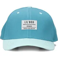 LIL'BOO Jongens Petten Block Snapback B - Lichtblauw - Maat 7/14Y - XL