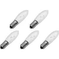 OE Lightning Reserve Kerstlampjes E10 LED - 5 stuks - 10-55V - 0.2W - Warm Wit Licht - 2200K - Helder