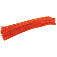 Colorations Kleuren - oranje chenilledraad, 100 stuks.