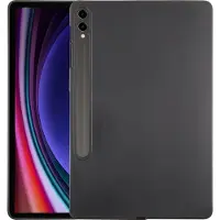Mobigear Tablethoes geschikt voor Dunne Samsung Galaxy Tab S9 Plus Hoes Flexibel TPU | Ultra Thin Backcover | Galaxy Tab S9 Plus Case | Back Cover - Zwart