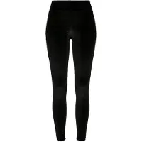 Urban Classics Dames/Dames Fluwelen Legging met Hoge Taille (Zwart)
