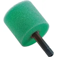 Flex - PZ-G 35 HEX - Polishing Sponge Round for PXE80 - Green - Hard