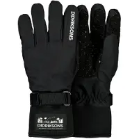 Didriksons - Kid's Lovas Five Finger Glove 2 - Handschoenen 4-6 Years, grijs/zwart