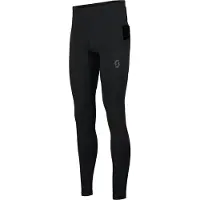 SCOTT - Trail / Running kleding - Endurance Tech Full Tights M Black voor Heren van Gerecycled Polyester - Maat L - Zwart