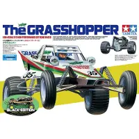 Tamiya RC The Grasshopper Black Edition Brushed 1:10 RC auto Elektro Buggy Achterwielaandrijving Bouwpakket 2,4 GHz Exclusieve set