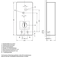 Vaillant VED E 24/8 B VED E 24/8 B Doorstroomboiler A (A+ - F) 24 kW