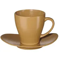 Asa selection Koffiekop Met Schotel Cuba Ocra Yellow 200 ml