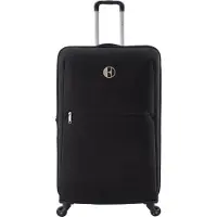 Elle Zachte Koffer / Trolley / Reiskoffer - 71 cm (Large) - Mode - Zwart - Zwart / Large