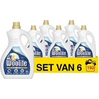 Woolite 6x Vloeibaar Wasmiddel Met Keratine Alle Textiel 1,9 Liter