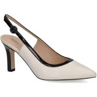 Caprice Slingpumps crème / zwart