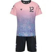 Hummel Trainingspak 'SHIMMER ' lichtblauw / lila / rosa / zwart