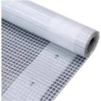 vidaXL Leno dekzeil 260 g/m² 3x15 m wit