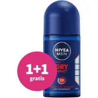 Nivea Men Dry Impact Roll-On Deodorant - 50 ml