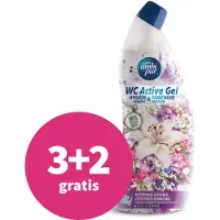 Ambi Pur 3+2 gratis: Toiletreiniger Wc Active Gel White Flowers 750 ml