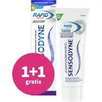 Sensodyne 1+1 Gratis: Tandpasta Rapid Relief Whitening 75 Ml