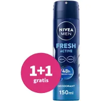 Nivea 1+1 gratis: Deodorant Spray Fresh Active 150 ml