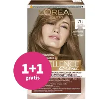 L'Oréal Excellence Crème Universal Nudes Permanente Haarkleuring 7U Universeel Middenblond