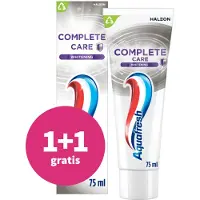 Aquafresh 1+1 gratis: Tandpasta Complete Care Whitening 75 ml
