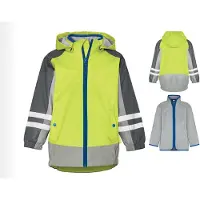 Playshoes Helder geel / grijze 3 in 1 regejnas van 140