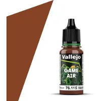 Vallejo Hobbyverf Acrylverf - 76045 Game Air - Charred Brown - Acryl - Verf flesje - 18 ml